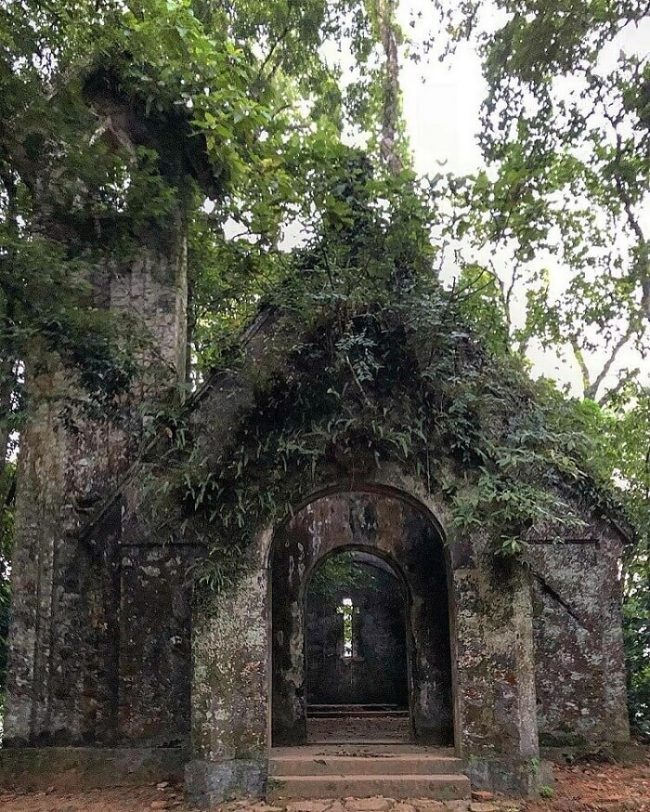 A one-day motorbike trip around Hanoi 1 cathedral-built-by-french-bavi
